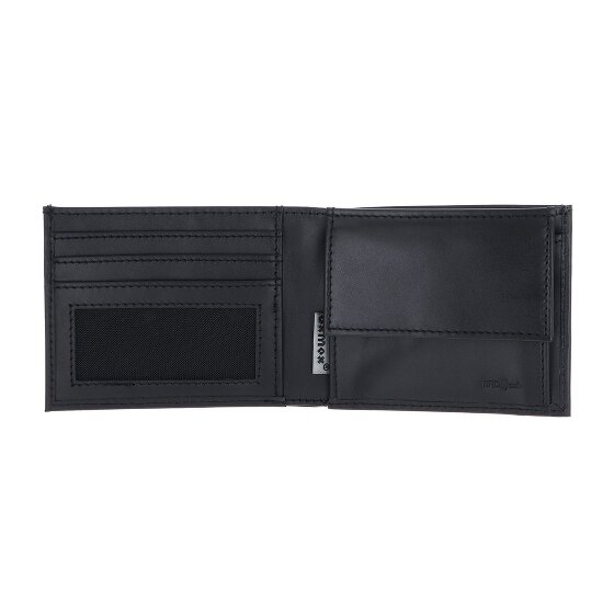 oxmox Leather Wallet RFID protection Genuine Leather 11 cm