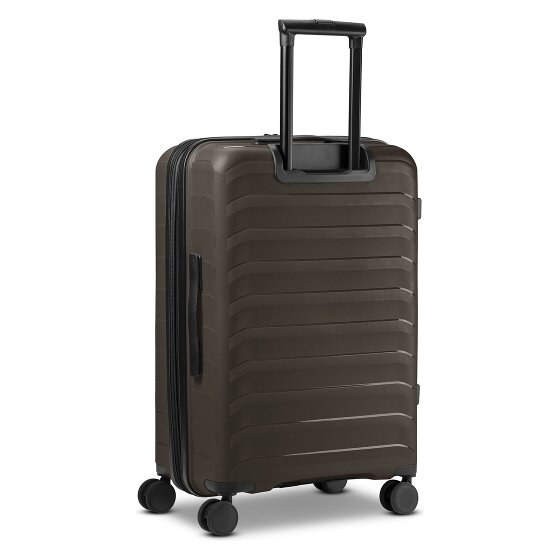 d&n Toronto 4 wheels Trolley M 65 cm with expansion pleat