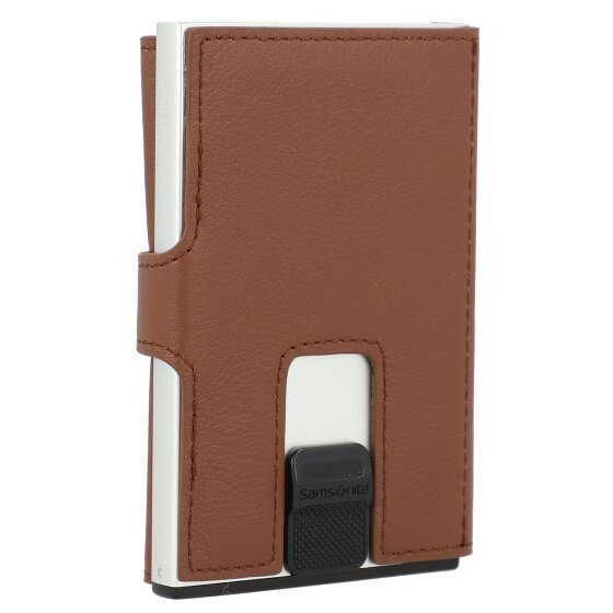 Samsonite Alu Fit credit card case RFID leather 6.5 cm