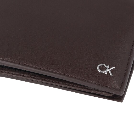 Calvin Klein Metal CK Wallet RFID protection Leather 13 cm