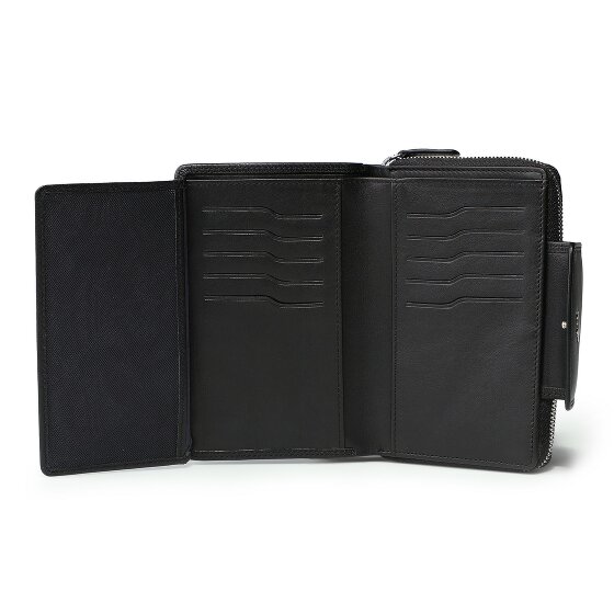 Braun Büffel Golf 3.0 Wallet RFID protection Leather 14 cm