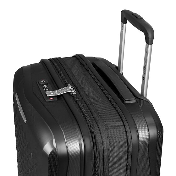 Gabol Queens 4 wheels Suitcase set 4-piece with expansion pleat