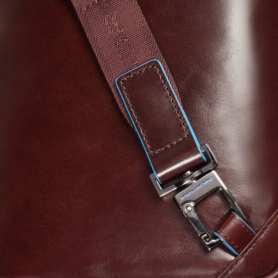 Piquadro Blue Square Mini Bag Shoulder Bag Leather 17 cm