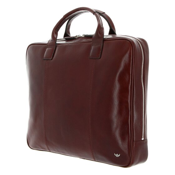 Golden Head Colorado Briefcase RFID protection Genuine Leather 38 cm Laptop compartment