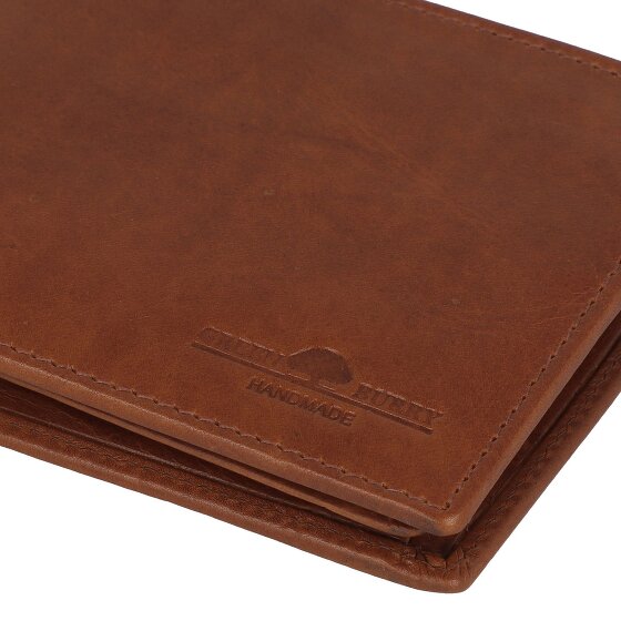 Greenburry Newport Wallet RFID protection Genuine Leather 12 cm