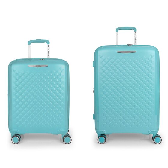 Gabol Queens 4 wheels Suitcase set 2-piece with expansion pleat