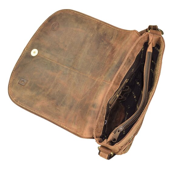 Greenburry Vintage shoulder bag leather 28 cm