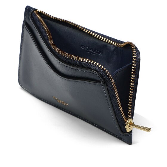 Coach New York Credit card case Genuine Leather 8 cm
