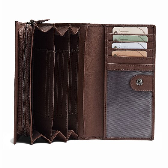 The Chesterfield Brand Valetta Wallet RFID protection Genuine Leather 18 cm