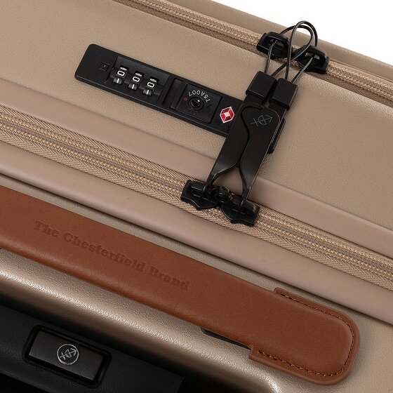 The Chesterfield Brand Zuna 4 wheels Cabin trolley S 55 cm Laptop compartment