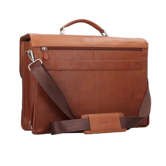 Esquire Dallas Briefcase Leather 42 cm Laptop compartment