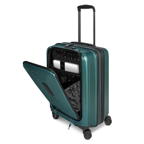 Redolz Essentials 14 4 wheels Cabin trolley S 55 cm Laptop compartment with expansion pleat