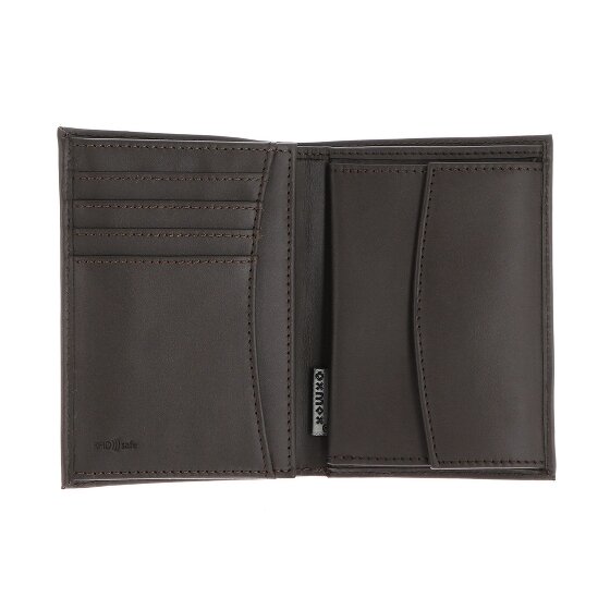 oxmox Leather Wallet RFID protection Genuine Leather 10 cm