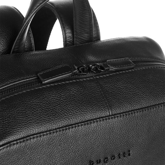 Bugatti Black Daypack Leather 40 cm Laptop compartment