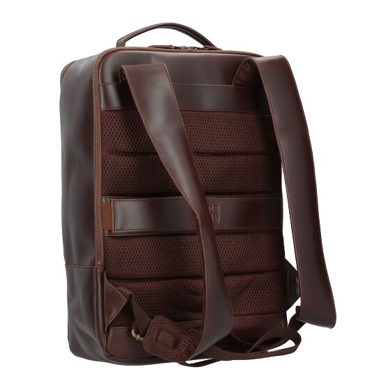 Buckle & Seam Leon backpack leather 41 cm laptop compartment