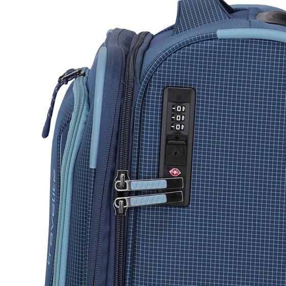 Travelite Corsiica 4 wheels Cabin trolley S 55 cm with expansion pleat