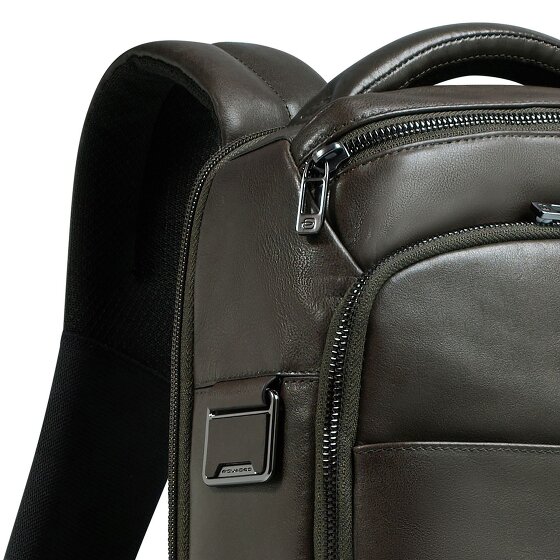Piquadro Philip Daypack Leather 40 cm Laptop compartment