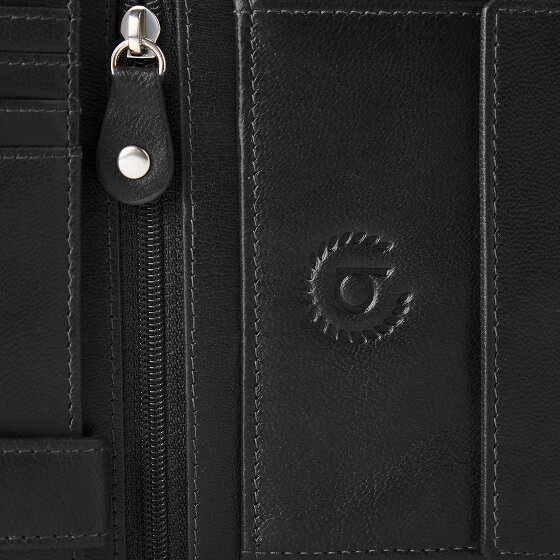 Bugatti Valencia Wallet RFID protection Genuine Leather 12 cm