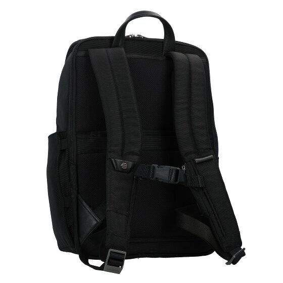 Piquadro Brief travel backpack leather 43 cm laptop compartment