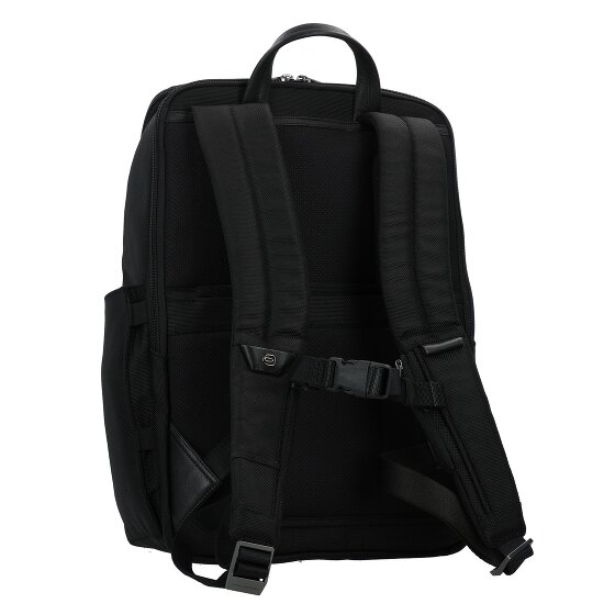 Piquadro Brief travel backpack leather 43 cm laptop compartment