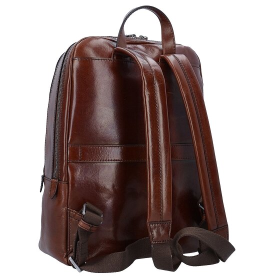 The Bridge Williamsburg backpack leather 40 cm laptop compartment