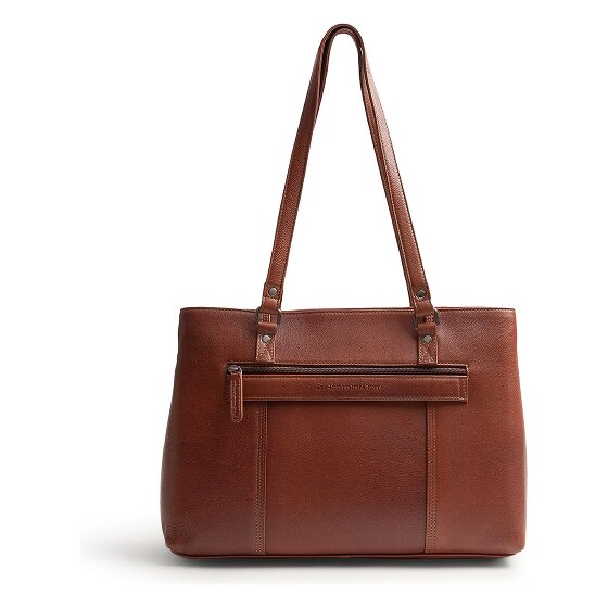 The Chesterfield Brand Alverino Shoulder Bag Genuine Leather 38 cm Laptop compartment