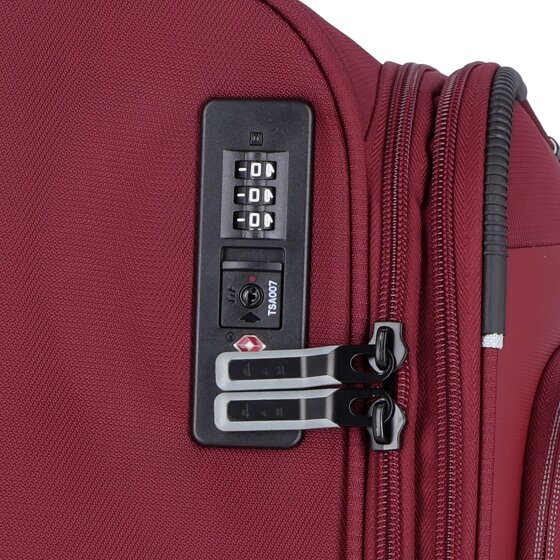 d&n Travel Line 9504 4 wheels Suitcase set 3-piece with expansion pleat
