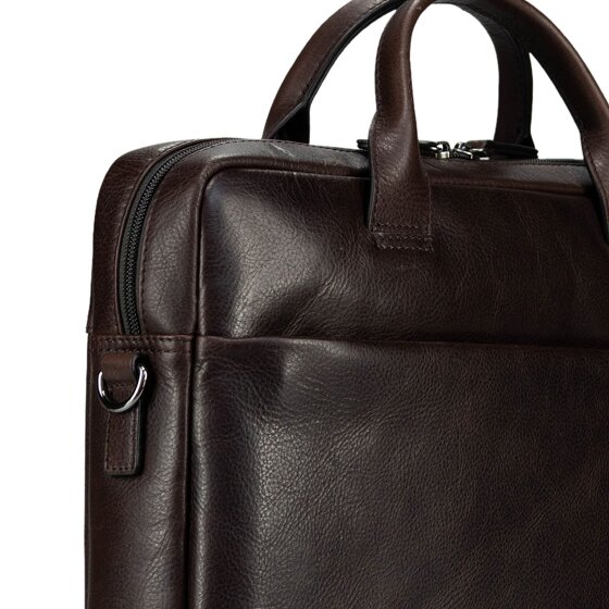 Jost London Briefcase Genuine Leather 38 cm Laptop compartment