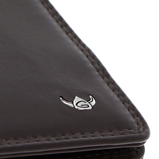 Golden Head Polo Credit card case RFID protection Genuine Leather 7.5 cm