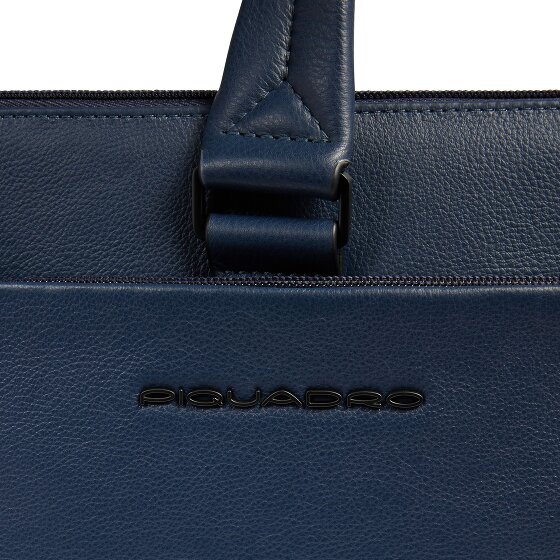 Piquadro Russel Briefcase RFID protection Leather 42 cm Laptop compartment