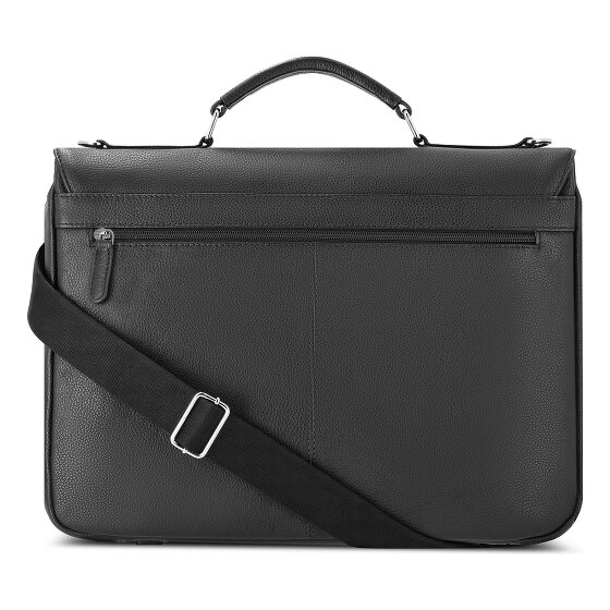 Bugatti Valencia Briefcase Genuine Leather 38 cm Laptop compartment