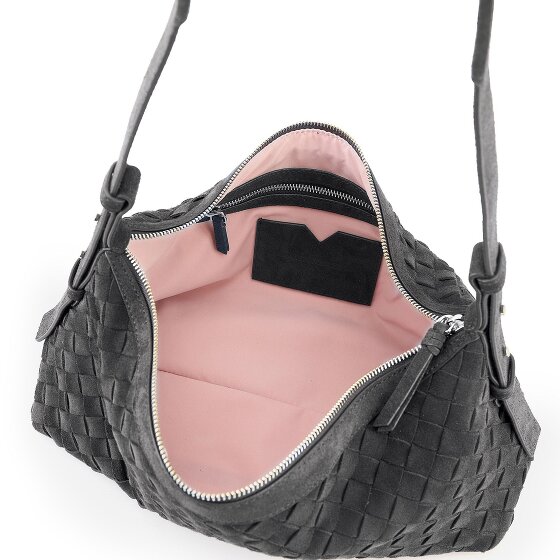 LES VISIONNAIRES Marie Shoulder Bag Genuine Leather 38 cm