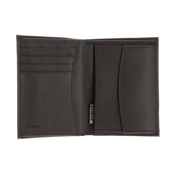oxmox Leather Wallet RFID protection Genuine Leather 10 cm
