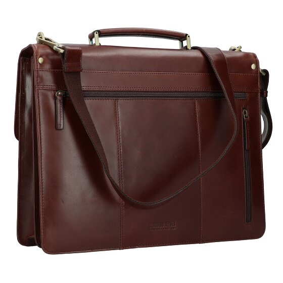 Leonhard Heyden Cambridge briefcase leather 40 cm laptop compartment