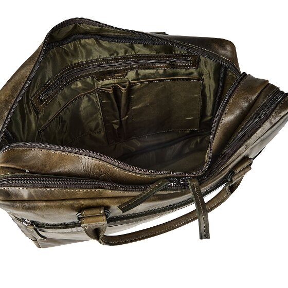 Greenburry Newport Briefcase Leather 43 cm Laptop compartment