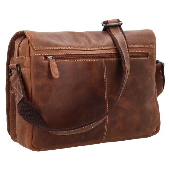 Greenburry Racing Collection Atlanta Briefcases Messenger Leather 36 cm