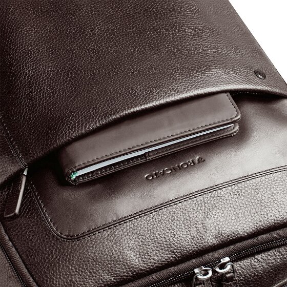 Roncato Alaska Business backpack RFID protection Leather 42 cm Laptop compartment