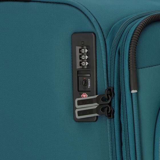 d&n Travel Line 9504 4 wheels Suitcase set 3-piece with expansion pleat