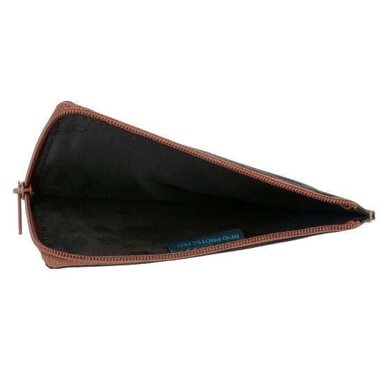 Piquadro Black Square credit card case RFID leather 12.5 cm