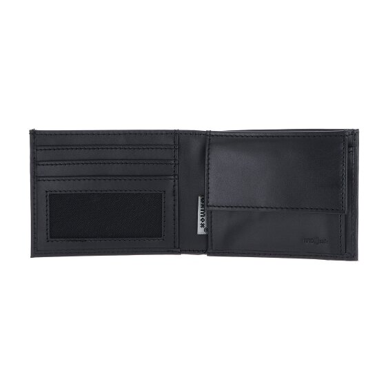 oxmox Leather Wallet RFID protection Genuine Leather 11 cm