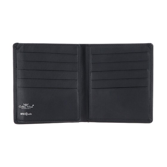 Golden Head Polo Wallet RFID protection Genuine Leather 11 cm