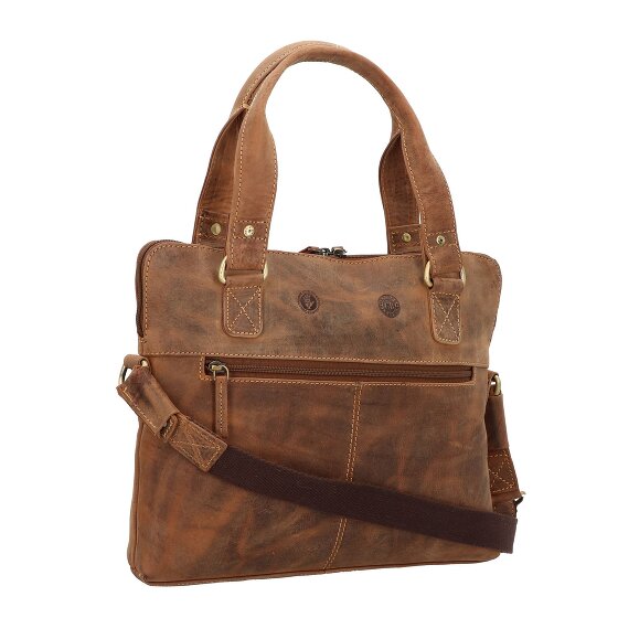 Greenburry Vintage briefcase leather 37 cm laptop compartment