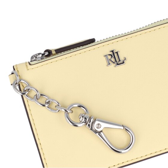 Lauren Ralph Lauren Zip Card Key pouch Genuine Leather 13 cm