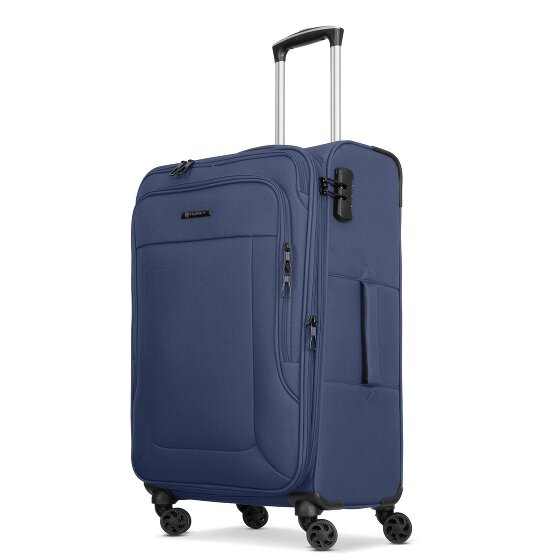 Franky Melbourne 3.0 4-wheel suitcase set, 3-piece, with stretch fold
