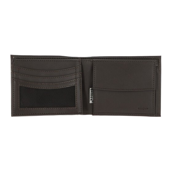 oxmox Leather Wallet RFID protection Genuine Leather 10 cm