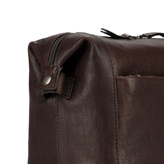 Jost Glasgow Toiletry bag Genuine Leather 24 cm