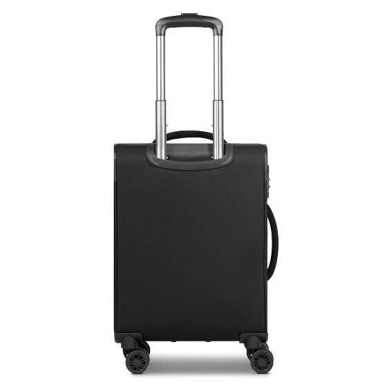 Bugatti Valencia Soft 4 wheels Cabin trolley S 55 cm with expansion pleat