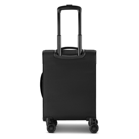 Bugatti Valencia Soft 4 wheels Cabin trolley S 55 cm with expansion pleat
