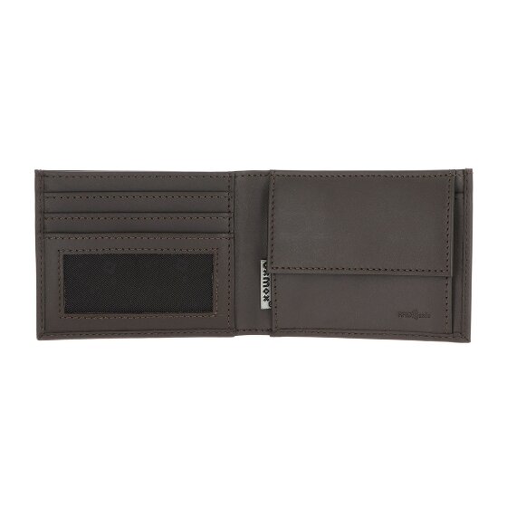 oxmox Leather Wallet RFID protection Genuine Leather 11 cm