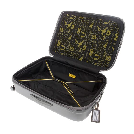Mandarina Duck Logoduck + 4 wheels Trolley L 75 cm